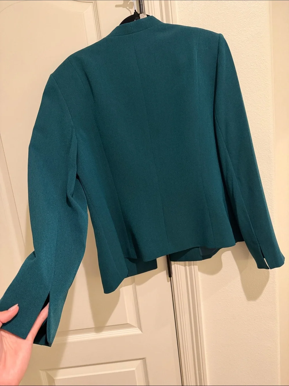 Kasper size 18 blue green blazer